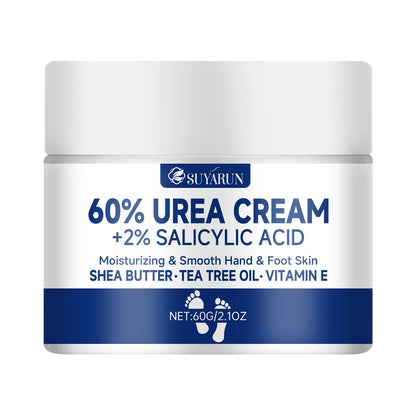 SUYARUN 60% Urea Foot Cream – Intensive Repair for Cracked Heels, Calluses & Dry Skin