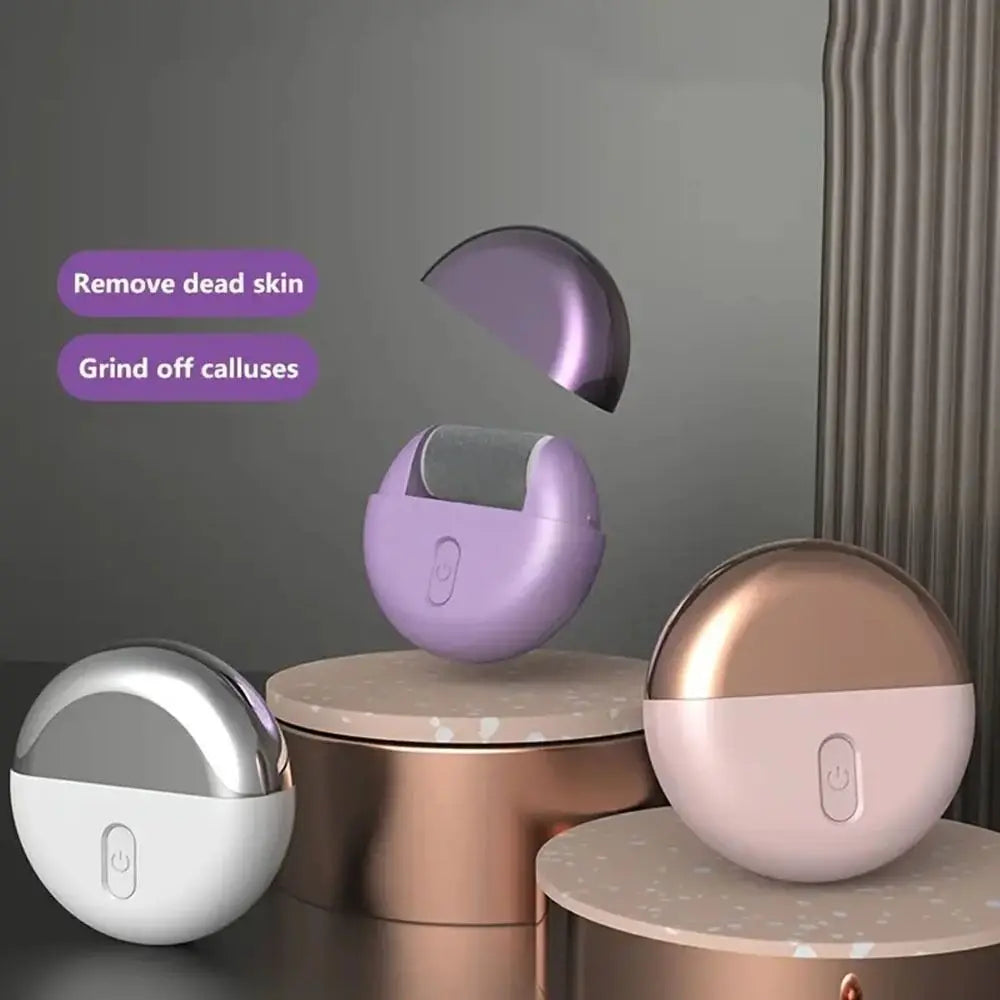 Compact Electric Callus Remover — Rechargeable Foot Grinder for Silky Smooth Heels